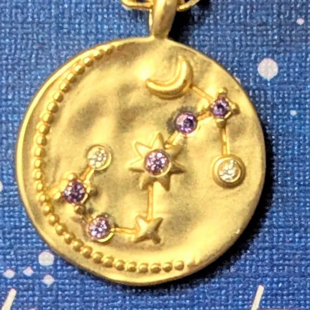 New Libra (Sept 23-Oct 22) beloved and inspired, 14K Gold Dipped Necklace! - Picture 2 of 3